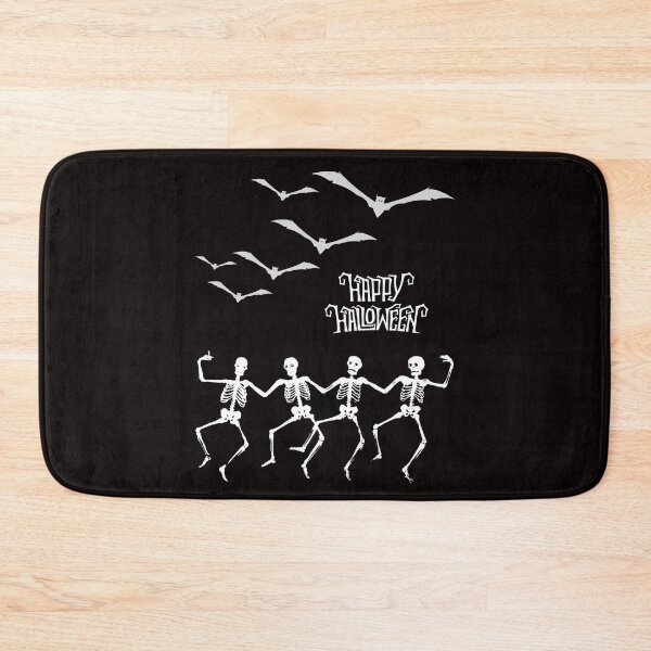 Item preview, Happy Halloween. Dancing Skeletons and Bats. designed and sold by Dinasshop.