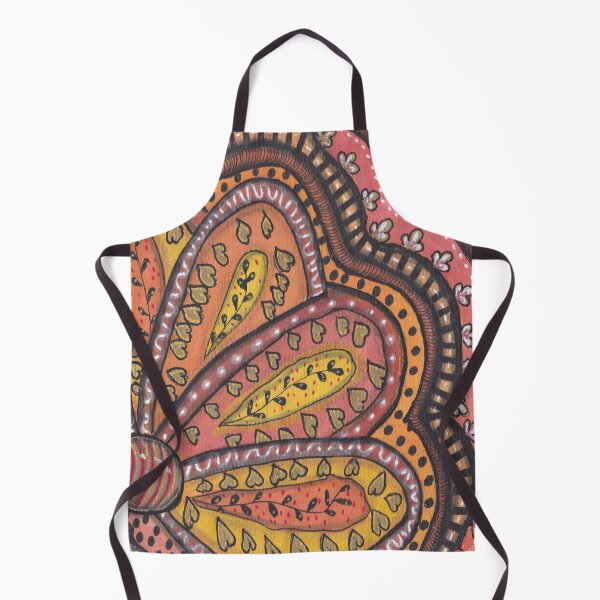 Item preview, Autumn Flower - Hand-Drawn Zentangle Doodle designed and sold by ColorWander.