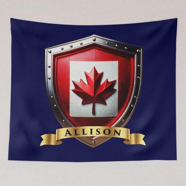 Item preview, Allison Heritage Crest, Canada Shield designed and sold by Highlandkings.