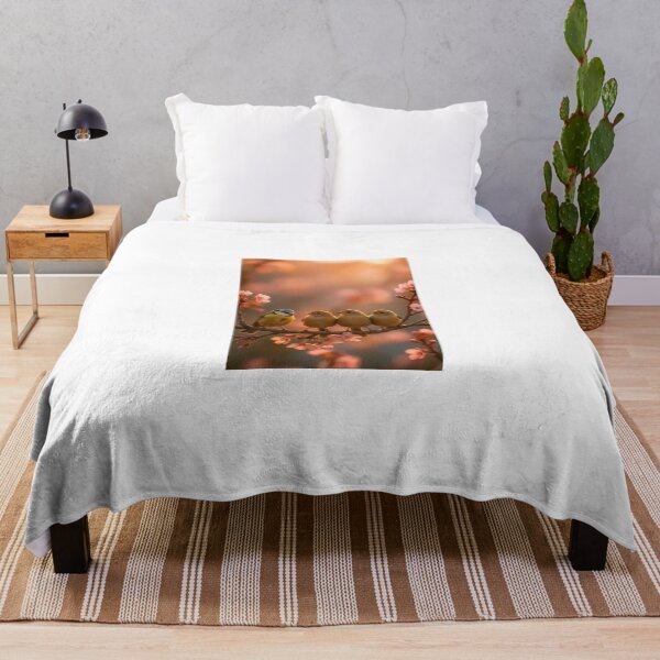 Item preview, "Pássaros entre Flores ao Entardecer" designed and sold by Leonornature.
