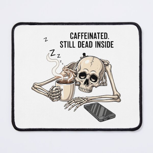 Item preview, The Daily Grind Skeleton designed and sold by VandalMuse.