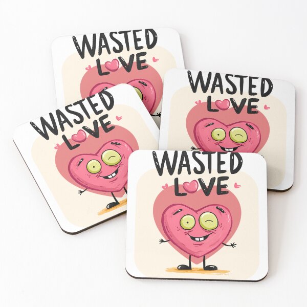 Item preview, Wasted Love – Funny Cartoon Heart Character designed and sold by DesignArtist.ia.