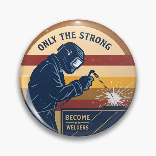 Item preview, Only the Strong Become Welders – Retro Sunset Welding designed and sold by VividOrganica.