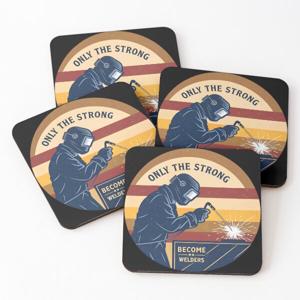 Item preview, Only the Strong Become Welders – Retro Sunset Welding designed and sold by VividOrganica.