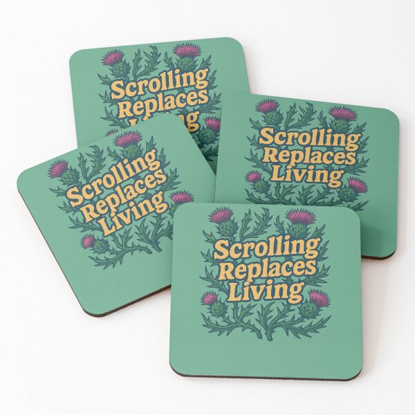 Item preview, Scrolling Replaces Living designed and sold by FrictionMaxxing.