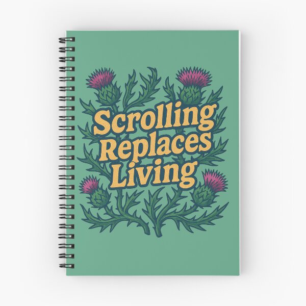 Item preview, Scrolling Replaces Living designed and sold by FrictionMaxxing.