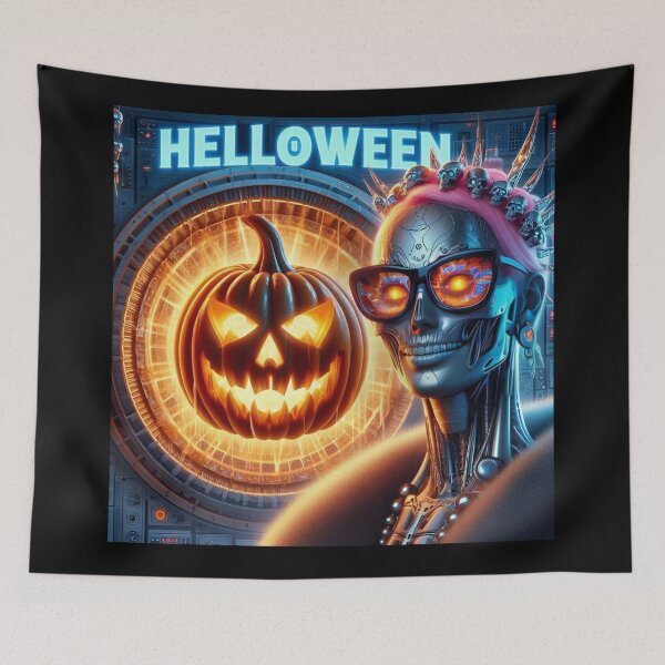 Item preview, Halloween Cyberpunk Horror Glamour Cyborg designed and sold by Voodoo Store Paranormal Collections.