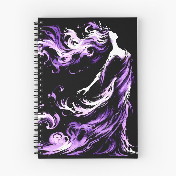 Item preview, Purple Flame Woman, Ai Generated Art  designed and sold by ACC .