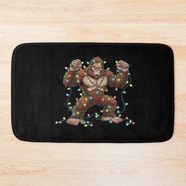 Item preview, Bigfoot Christmas Lights Patrol – Funny Holiday Sasquatch Shirt designed and sold by FelixnRobinus.