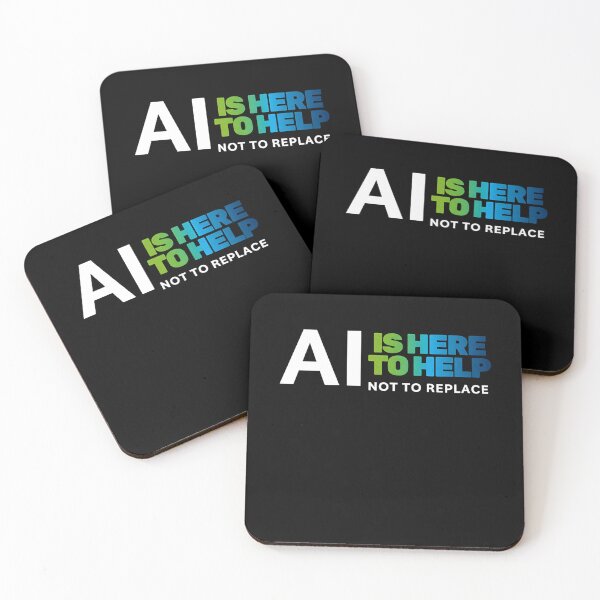 Item preview, AI Is Here to Help Not Replace Tech Quote designed and sold by margamPagenberg.