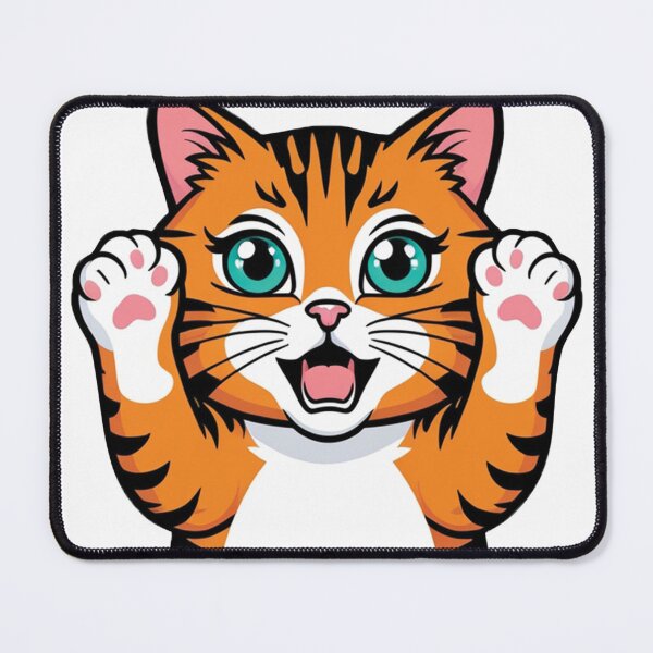 Item preview, Cute Orange Cat with Open Arms – Adorable Kawaii Kitty Hug Design designed and sold by barkandmeow.