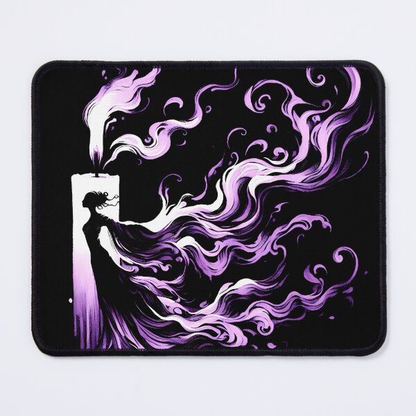 Item preview, Purple Flame Woman, Ai Generated Art designed and sold by ACC .
