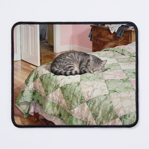 Item preview, Grey Tabby Cat Study D In Watercolors designed and sold by Oldetimemercan.