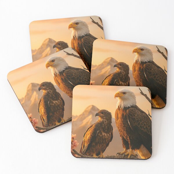 Item preview, "Majestade nas Alturas: Águias ao Entardecer" designed and sold by Leonornature.