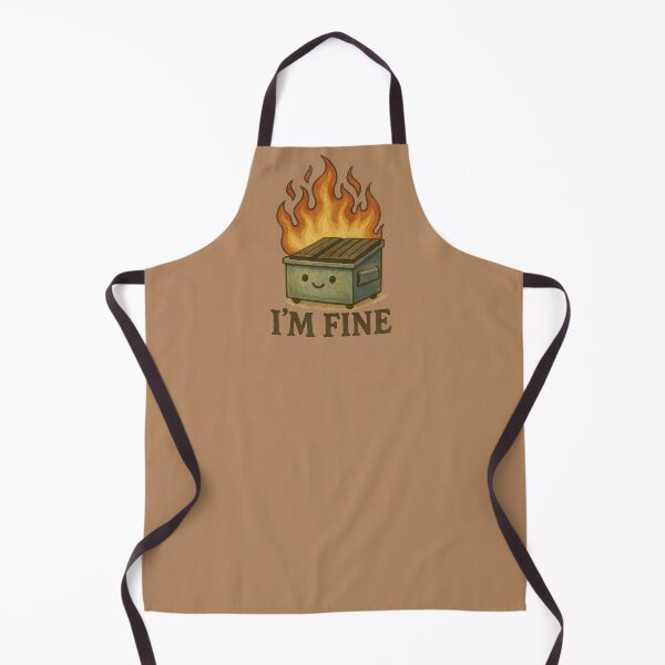 Item preview, I'm Fine Dumpster Fire designed and sold by FrictionMaxxing.