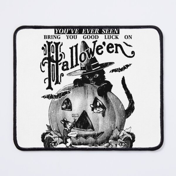 Item preview, Vintage Black Cat Halloween Pumpkin Scene designed and sold by margamPagenberg.