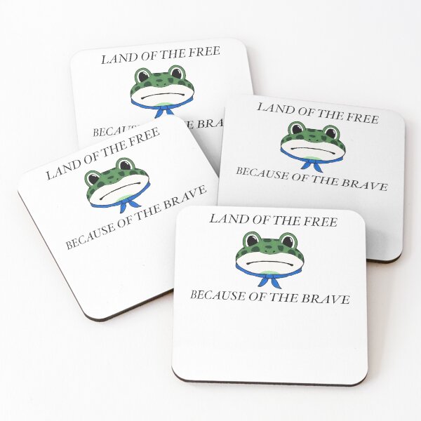 Item preview, Stoic Frog Face with Blue Bandana designed and sold by margamPagenberg.