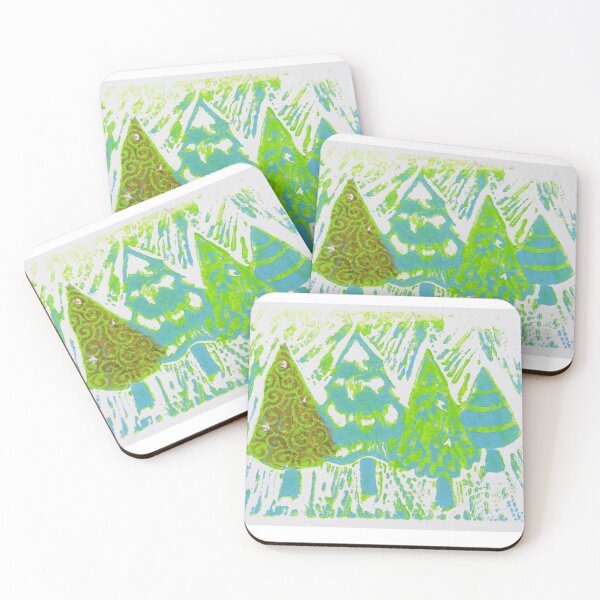 Item preview, Green Christmas Trees designed and sold by PastyProductions.