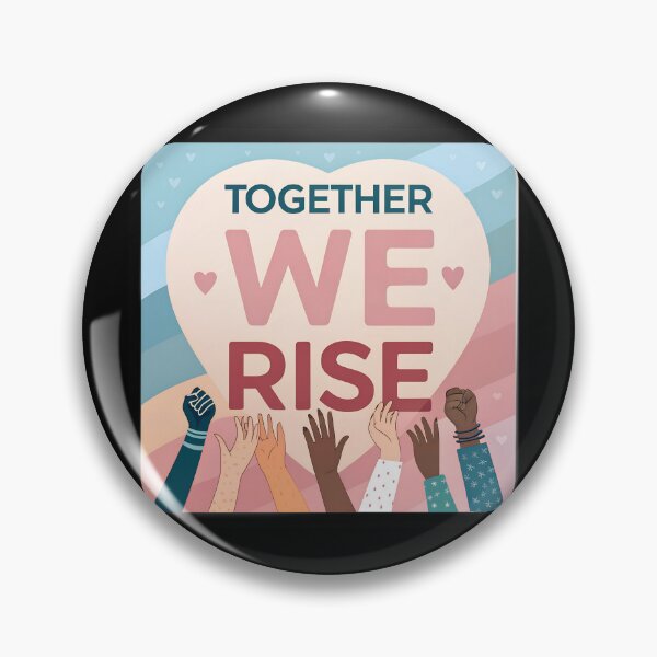 Item preview, Together We Rise – Community Awareness Design designed and sold by VividOrganica.
