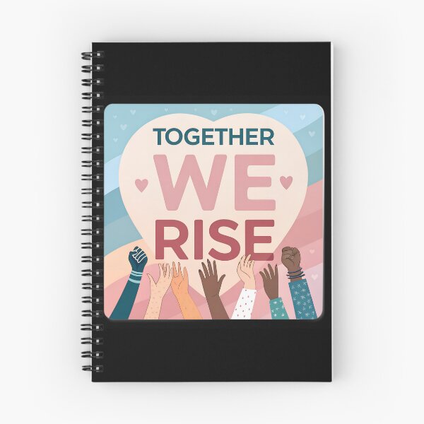 Item preview, Together We Rise – Community Awareness Design designed and sold by VividOrganica.