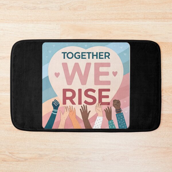 Item preview, Together We Rise – Community Awareness Design designed and sold by VividOrganica.