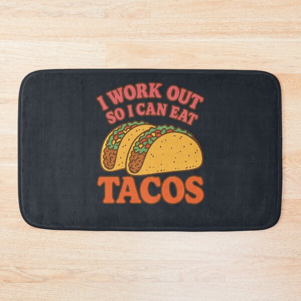 Item preview, I work out so I can eat Tacos designed and sold by FrictionMaxxing.