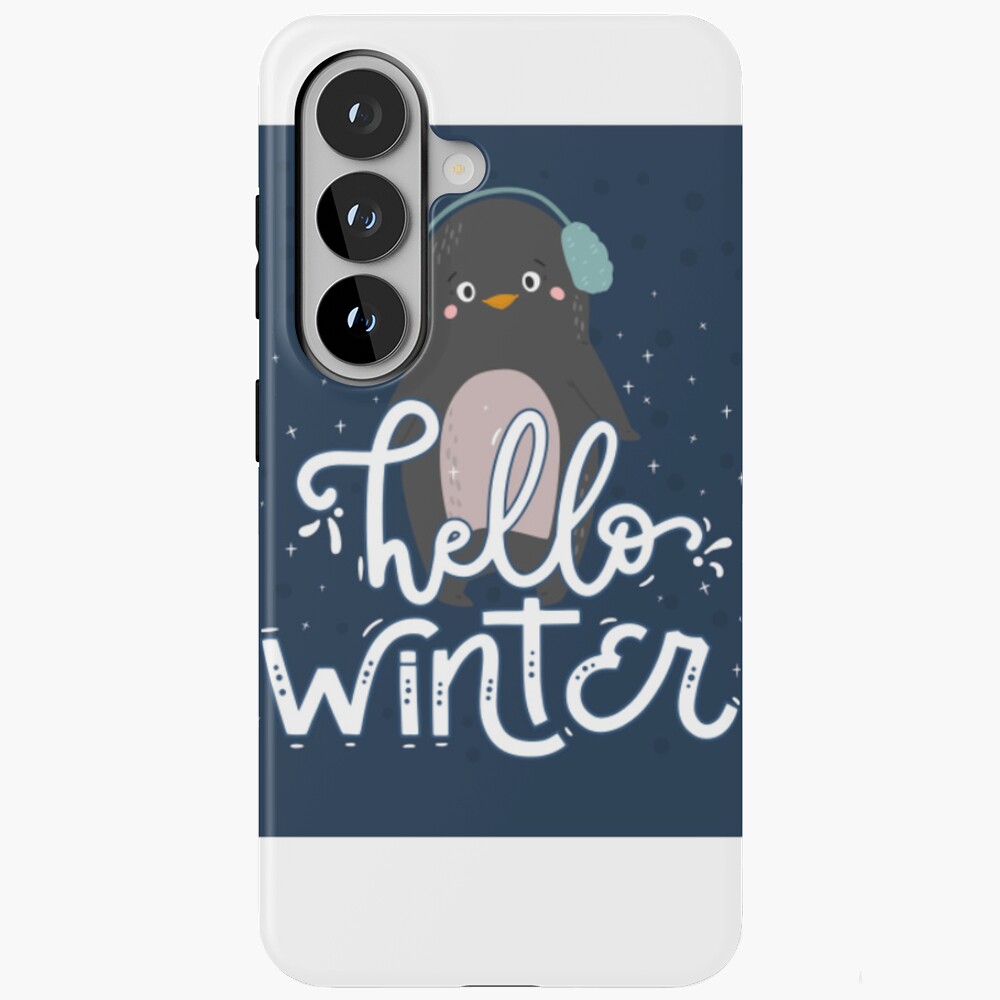 Hello Winter Samsung Galaxy Tough Case - unicorn fantasy design by HackerLooks
