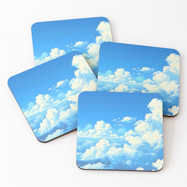 Item preview, Pixel Anime Clouds  designed and sold by MeddlingArtist7.