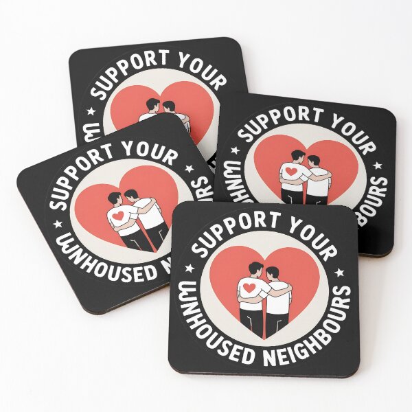 Item preview, Support Your Unhoused Neighbours – Heart and Community Awareness designed and sold by VividOrganica.