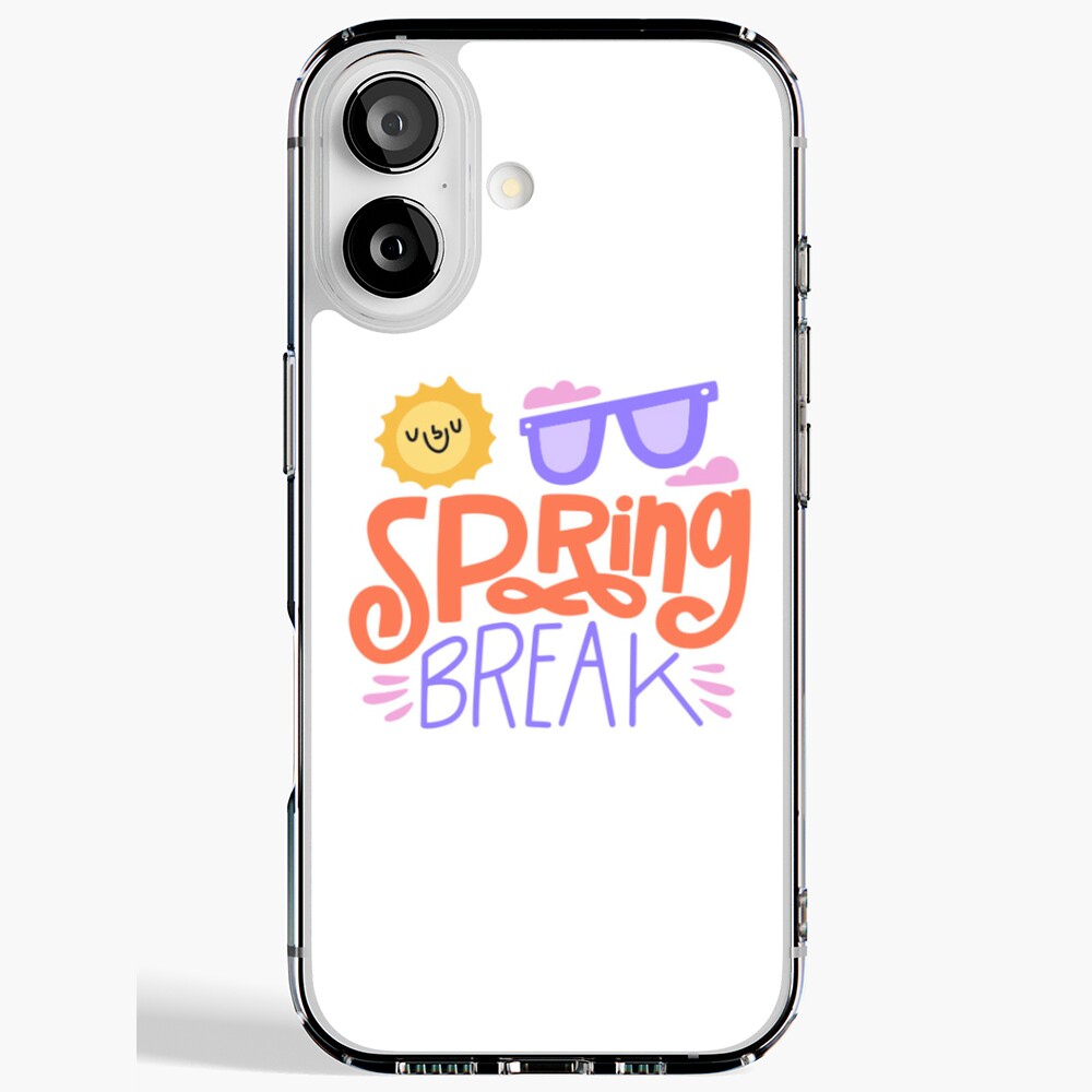 Spring Break iPhone Soft Case - cute pet design by HackerLooks