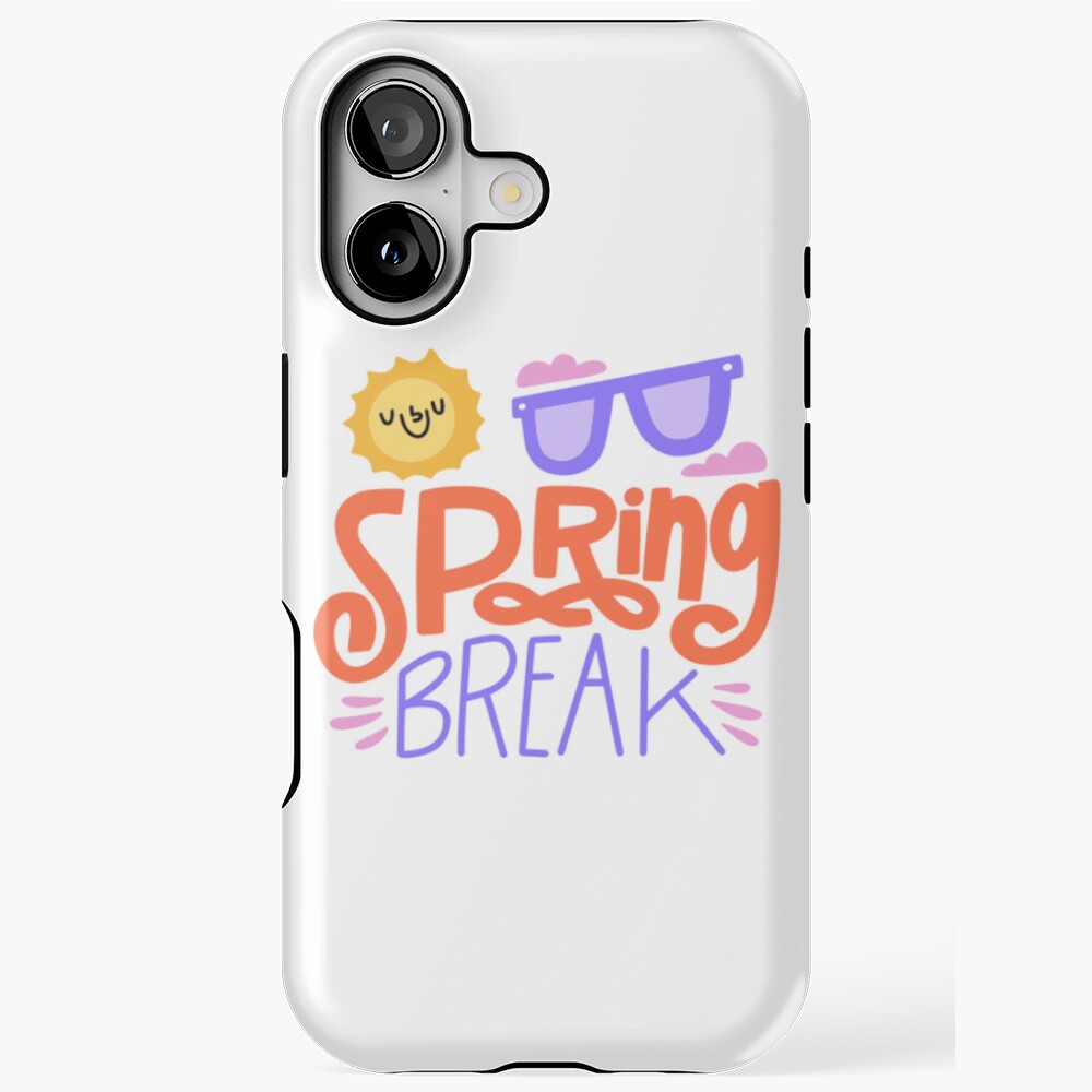 Spring Break iPhone Tough Case - cute pet design by HackerLooks