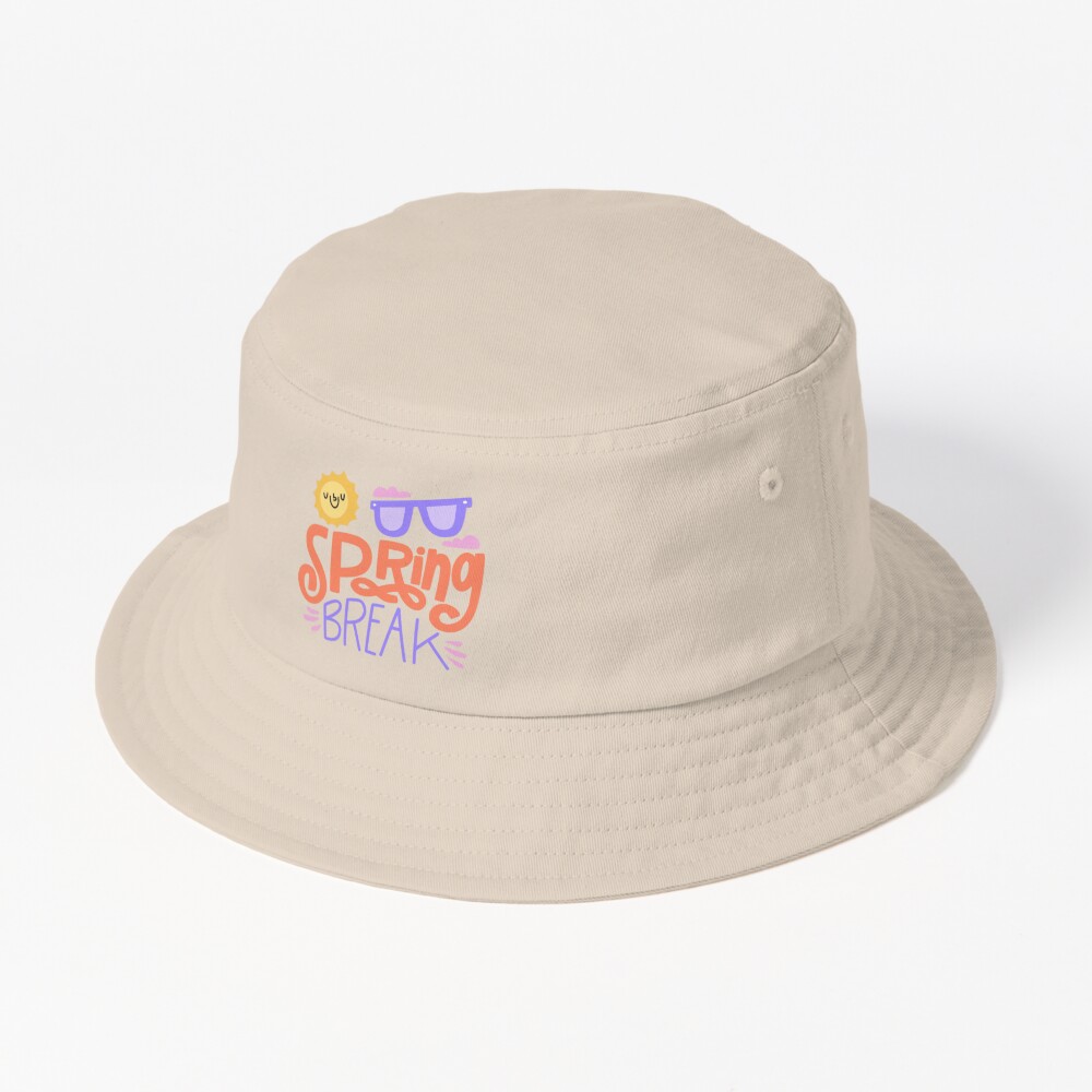 Spring Break Bucket Hat - cute pet design by HackerLooks