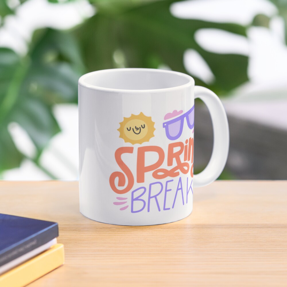 Spring Break Classic Mug - cute pet design by HackerLooks