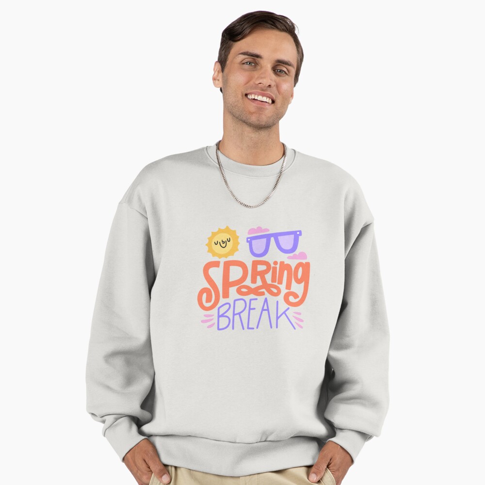 Spring Break Premium Oversized Sweatshirt - cute pet design by HackerLooks