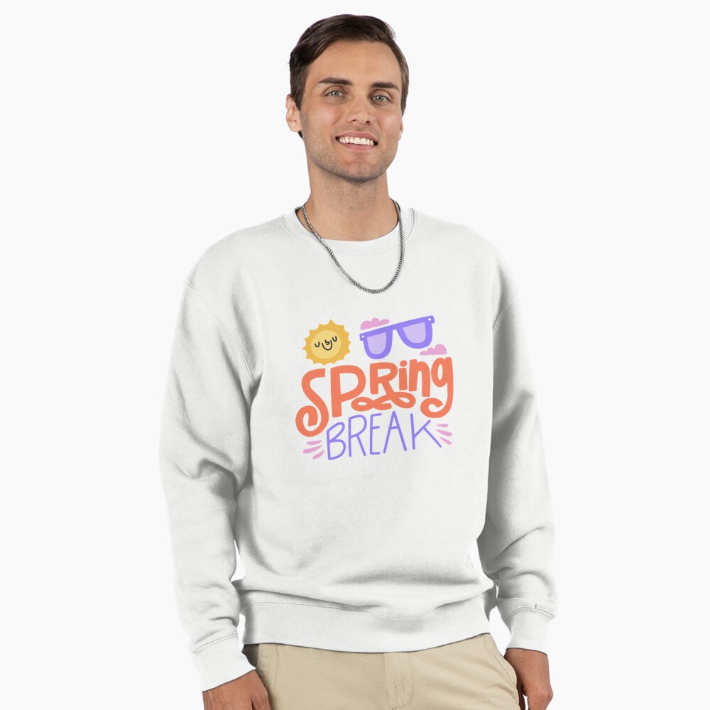 Spring Break Pullover Sweatshirt - cute pet design by HackerLooks
