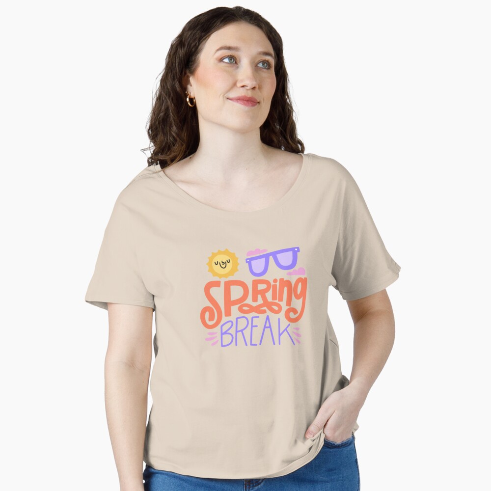 Spring Break Relaxed Fit T-Shirt - cute pet design by HackerLooks
