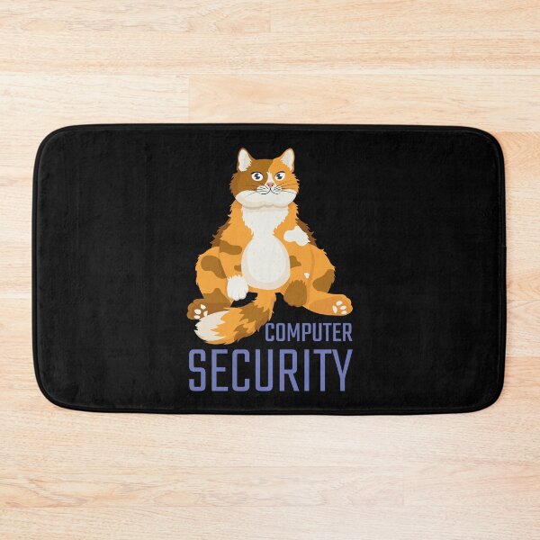 Item preview, Computer Security Funny Spotted Cat designed and sold by Art-of-Rory.
