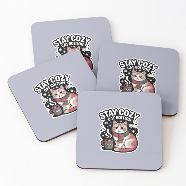 Item preview, Stay Cozy – Cat Edition | Warm Winter Vibes designed and sold by HolisticFurArt.