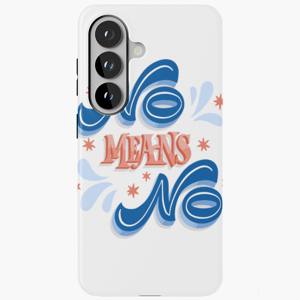 No Means No Samsung Galaxy Tough Case - programmer humor design by HackerLooks