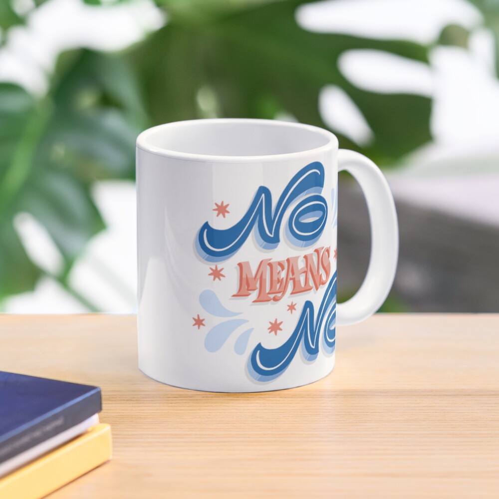 No Means No Classic Mug - programmer humor design by HackerLooks