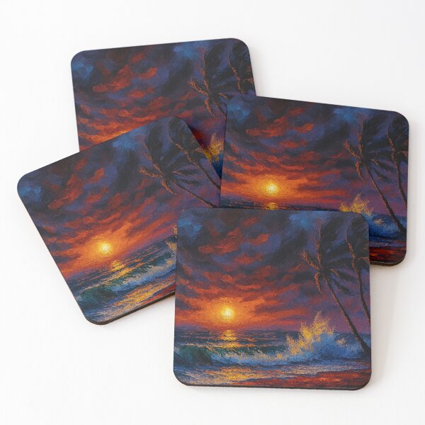 Item preview, Tempest Ember Seascape designed and sold by Joey Santiago.