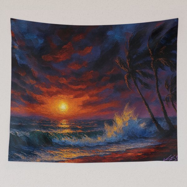 Item preview, Tempest Ember Seascape designed and sold by Joey Santiago.