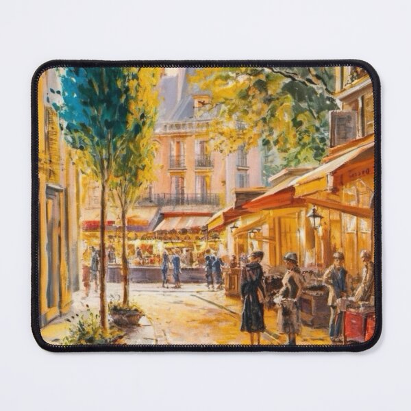 Item preview, Lyon France - Charming French City Scene. Travel Poster Art. designed and sold by CARRAANN.