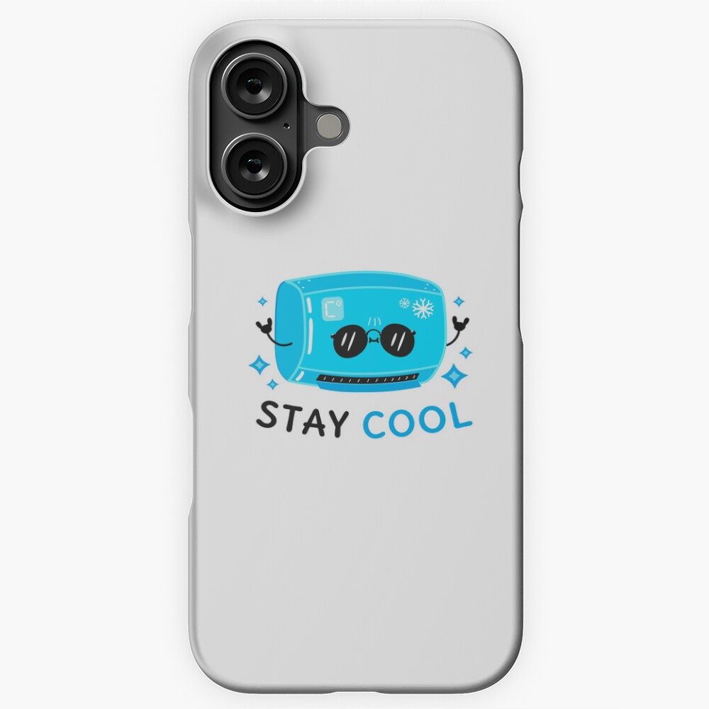 Stay Cool iPhone Snap Case - cute pet design by HackerLooks
