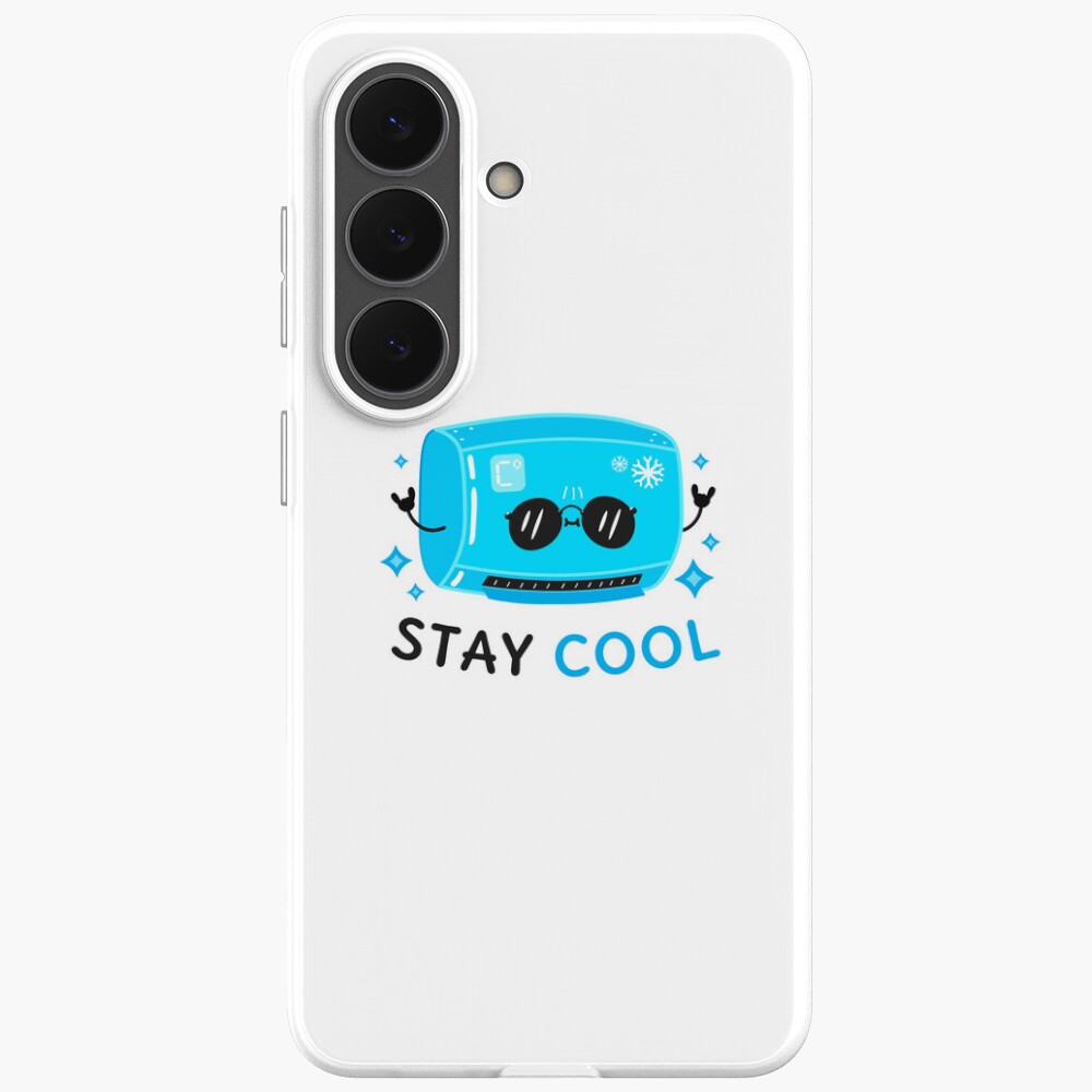Stay Cool Samsung Galaxy Soft Case - cute pet design by HackerLooks