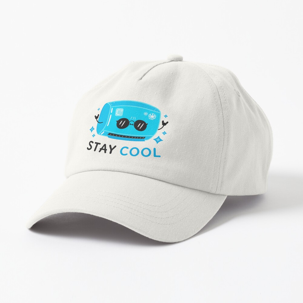 Stay Cool Dad Hat - cute pet design by HackerLooks