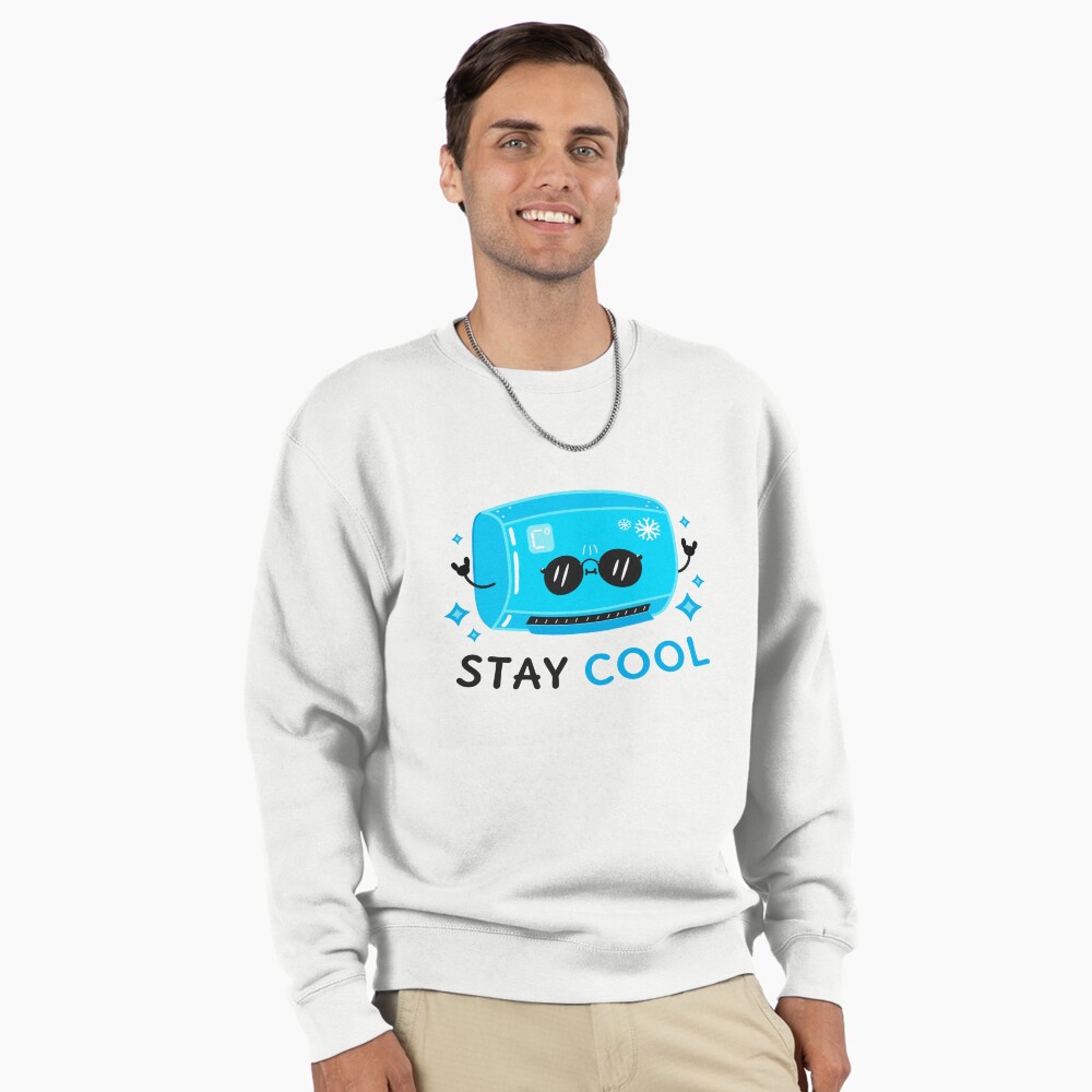 Stay Cool Pullover Sweatshirt - cute pet design by HackerLooks