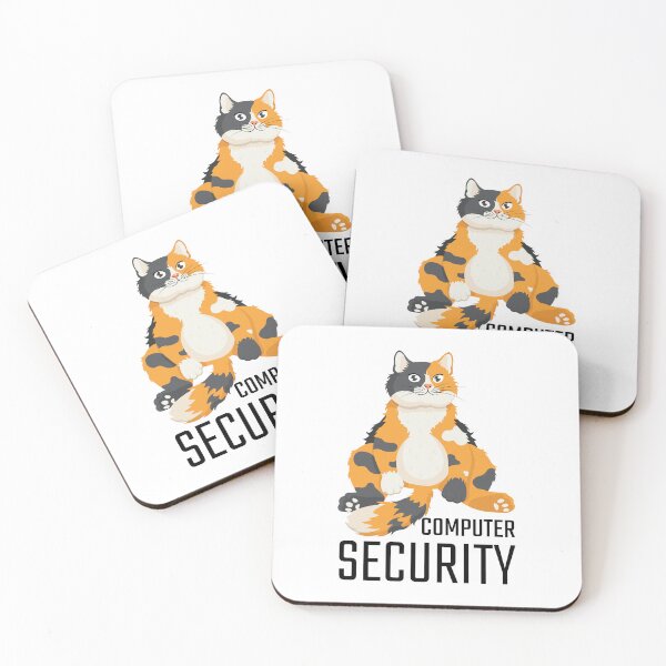 Item preview, Funny Relaxed Cat Computer Security Specialist designed and sold by Art-of-Rory.