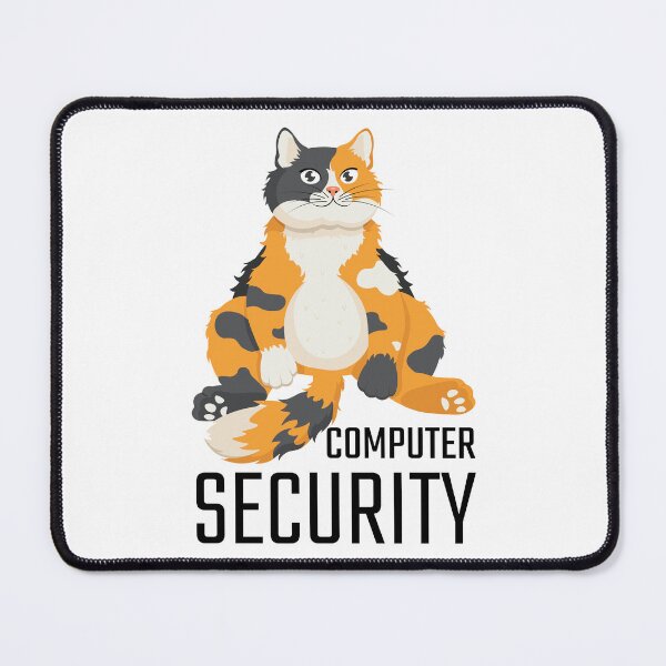 Item preview, Funny Relaxed Cat Computer Security Specialist designed and sold by Art-of-Rory.