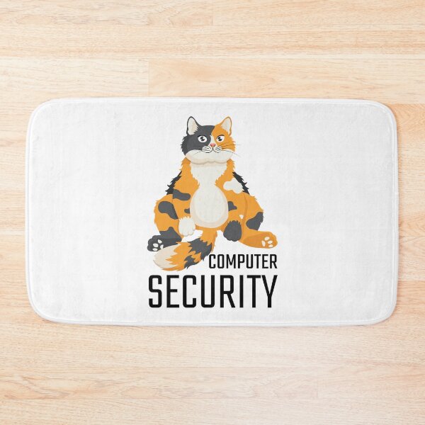 Item preview, Funny Relaxed Cat Computer Security Specialist designed and sold by Art-of-Rory.
